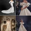 Wedding gowns 2024 with sleeves